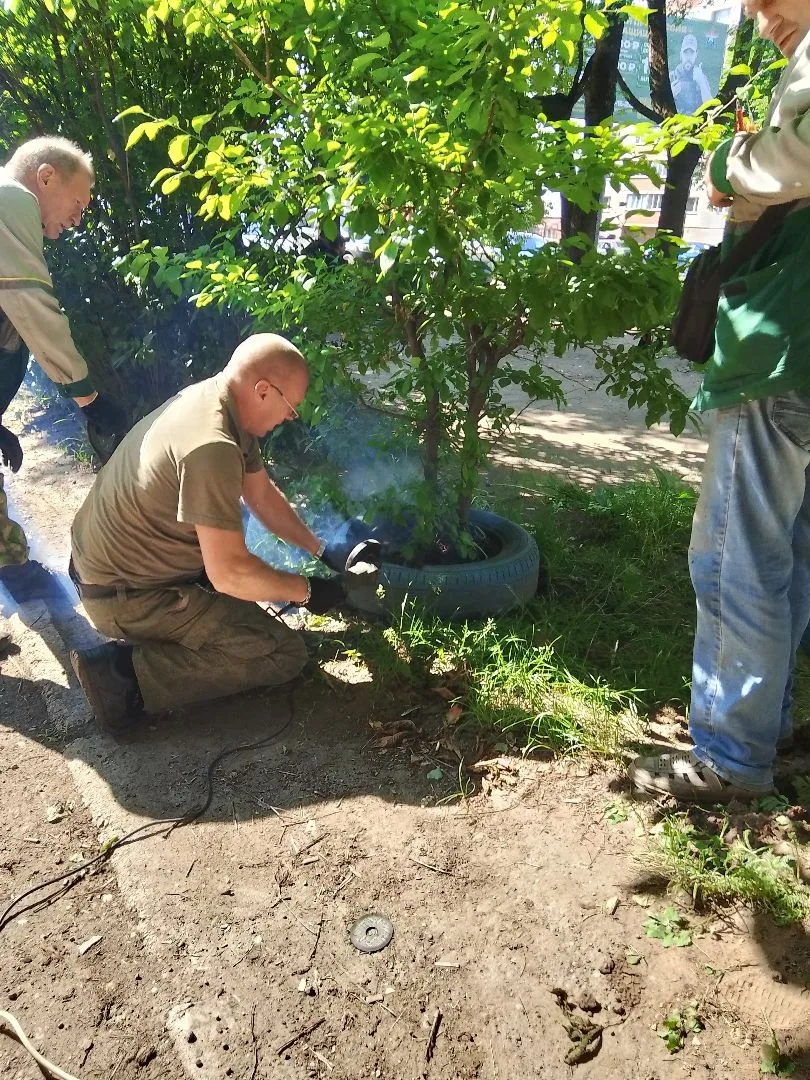🛑 Старые покрышки во дворе — это мина замедленного действия 
 
На этой неделе силами нашей управляю