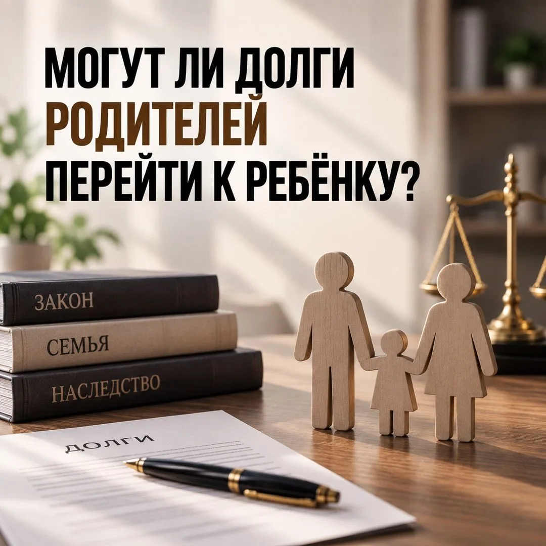 МОГУТ ЛИ ДОЛГИ РОДИТЕЛЕЙ ПЕРЕЙТИ К РЕБЁНКУ? 👨‍👩‍👧