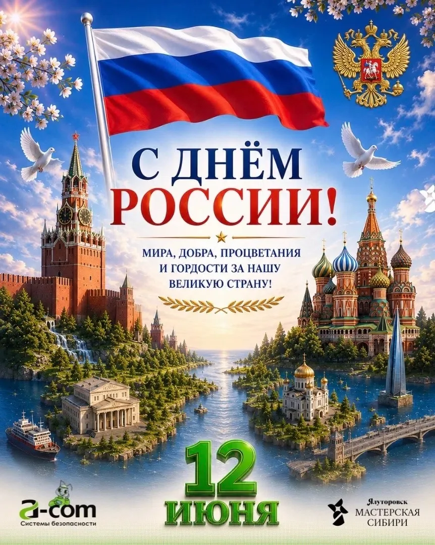🇷🇺 Дорогие друзья, поздравляем вас с Днём России!

Этот день - ещё один повод вспомнить, как много