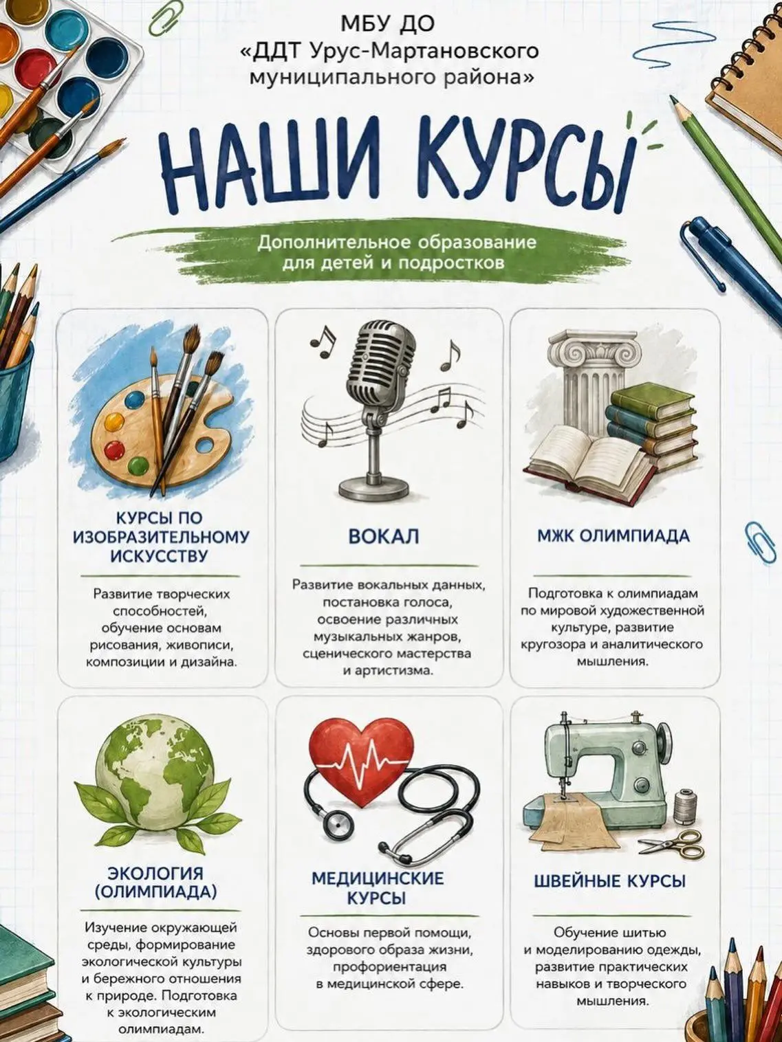ОТКРЫВАЕМ НАБОР НА КУРСЫ!