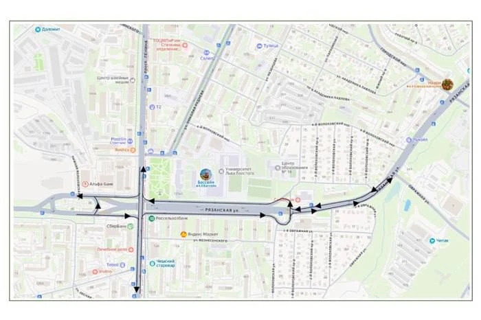 🚧 В Туле ночью перекроют проезд под Орловским путепроводом