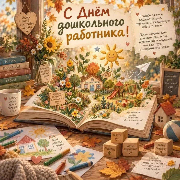 Поздравление с Днем дошкольного работника
