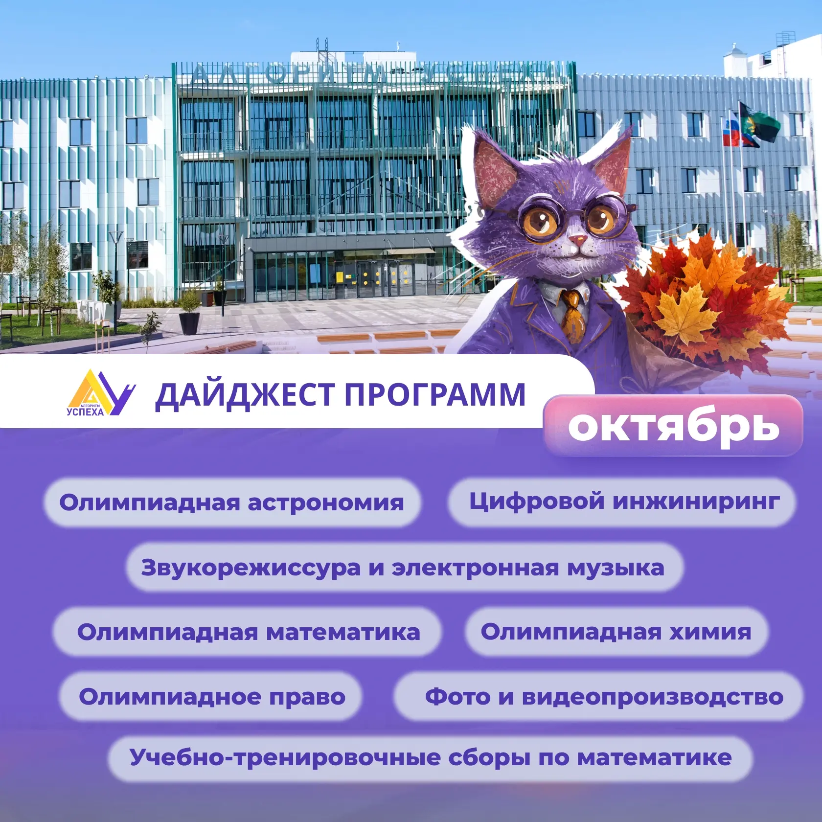 Планы на октябрь уже есть?