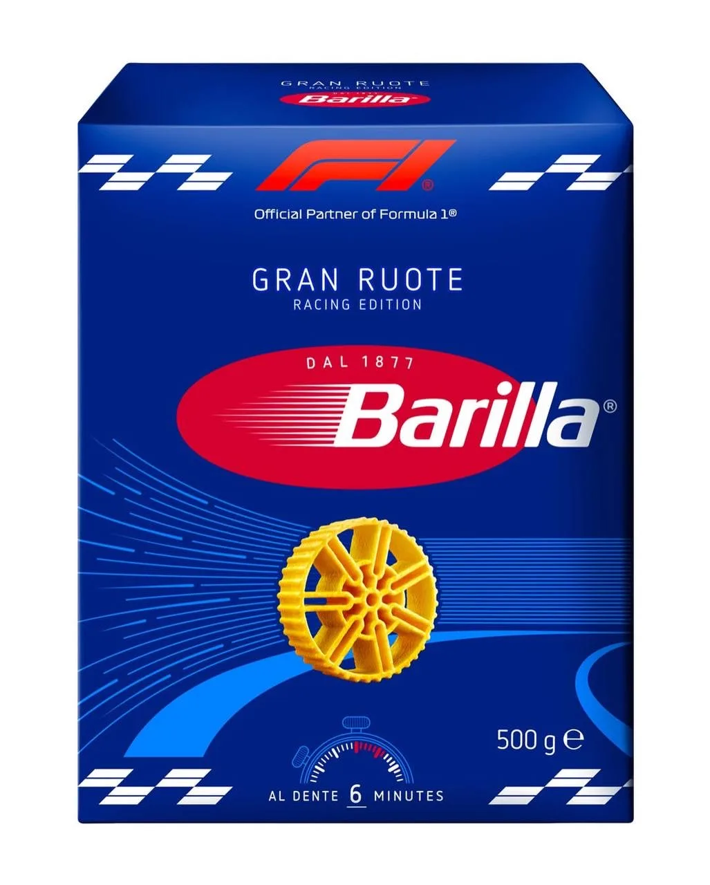 🏎 Barilla выпустила Макароны в виде колес F1