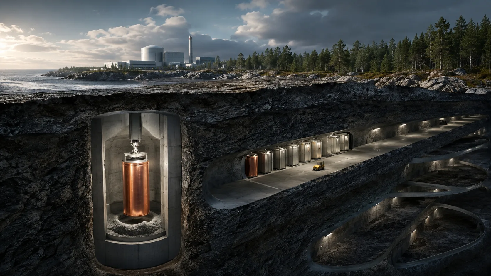 ☢️ Первое в мире хранилище ядерных отходов построит Финляндия в 500 км от Петербурга

Объект размест