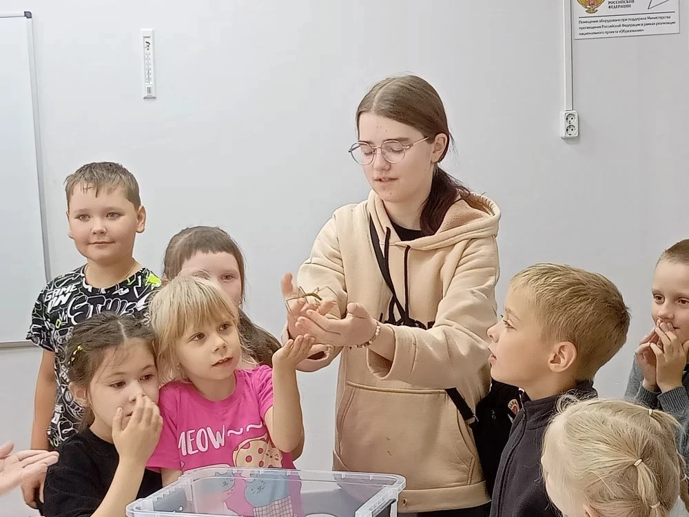Вчера на базе нашей школьной  летней площадки прошло необычное экологическое занятие под названием «