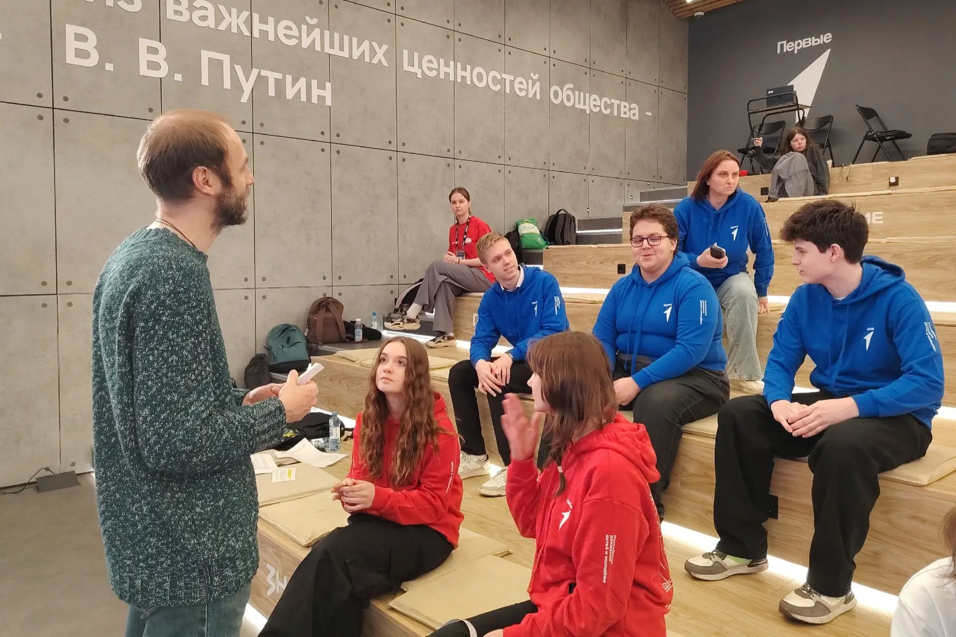 Первые. Навыки для жизни✅  Наши ребята из Движения Первых побывали на съемках марафона «Первые. Навы