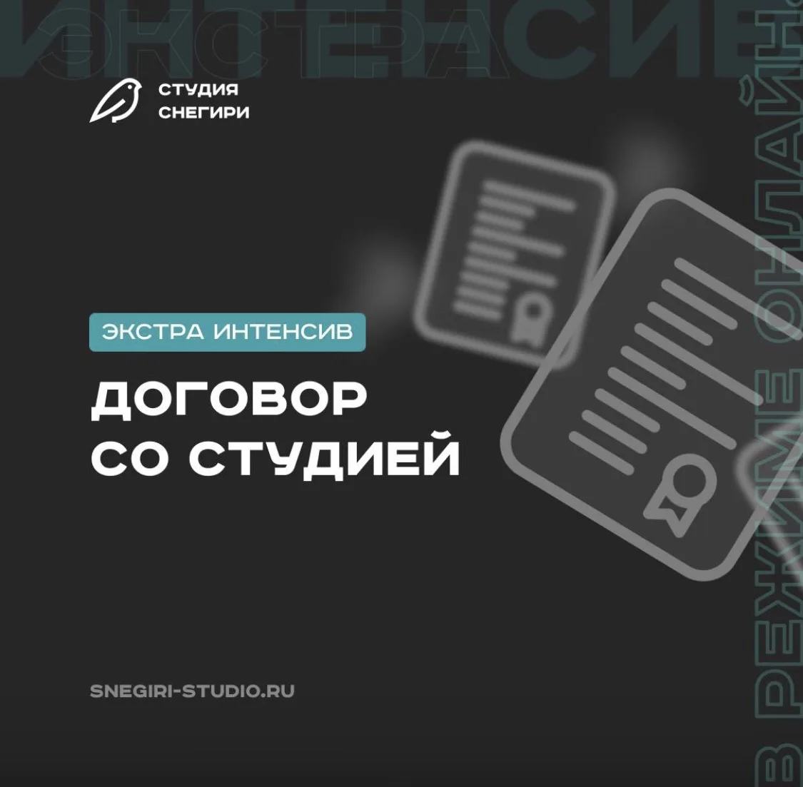 Заглядывайте на наш обновлённый 🆕 экстра-интенсив ДОГОВОР СО СТУДИЕЙ🧑🏻‍💻

🔥 Что такое экстра-ин