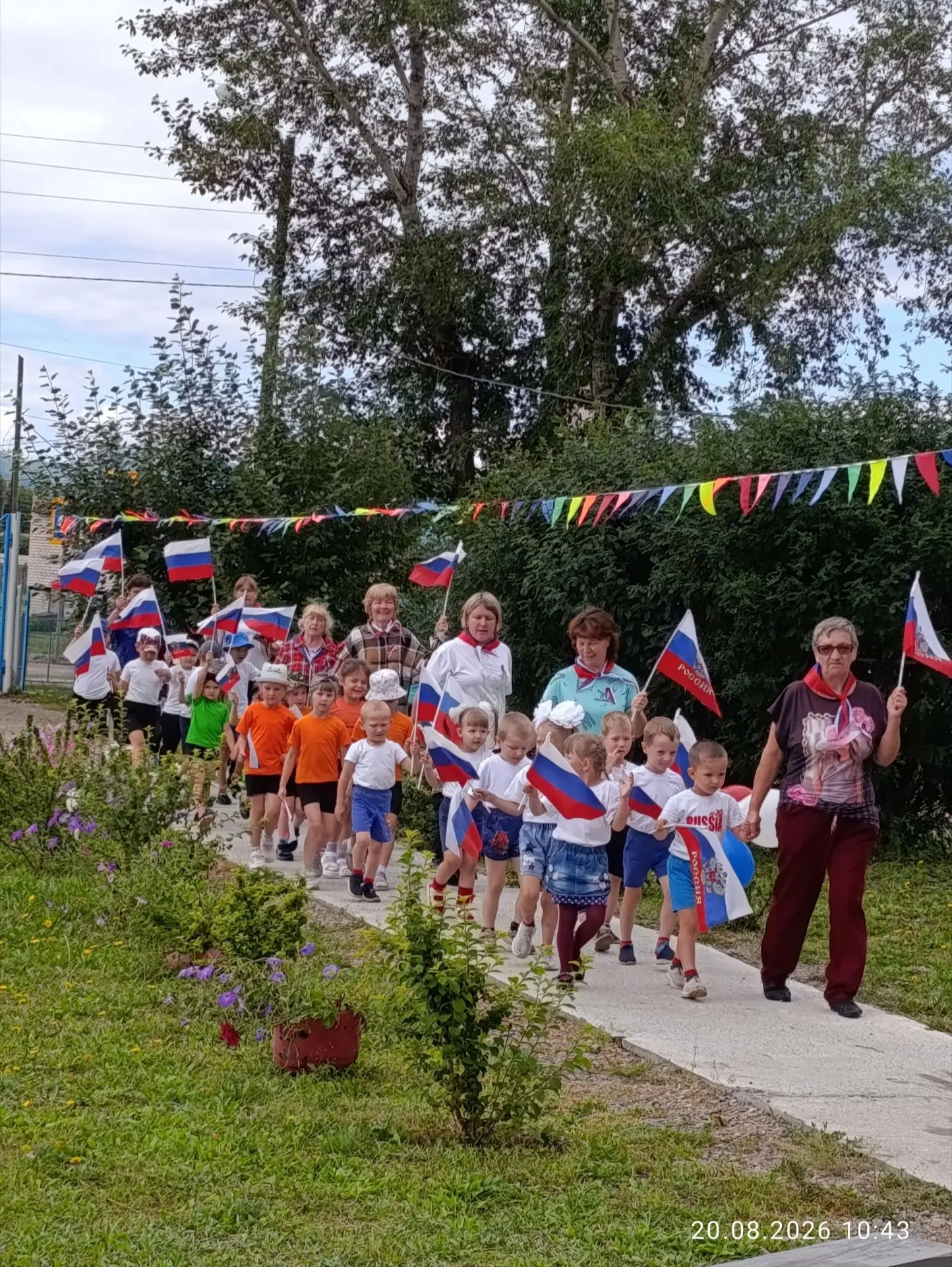 🇷🇺 В преддверии Дня Государственного флага Российской Федерации в нашем детском саду ...