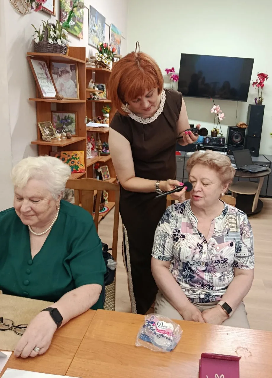 💫Дамские секреты  🏡💄В "Клубе золотого возраста" Ярцевского комплексного центра социального обслужива