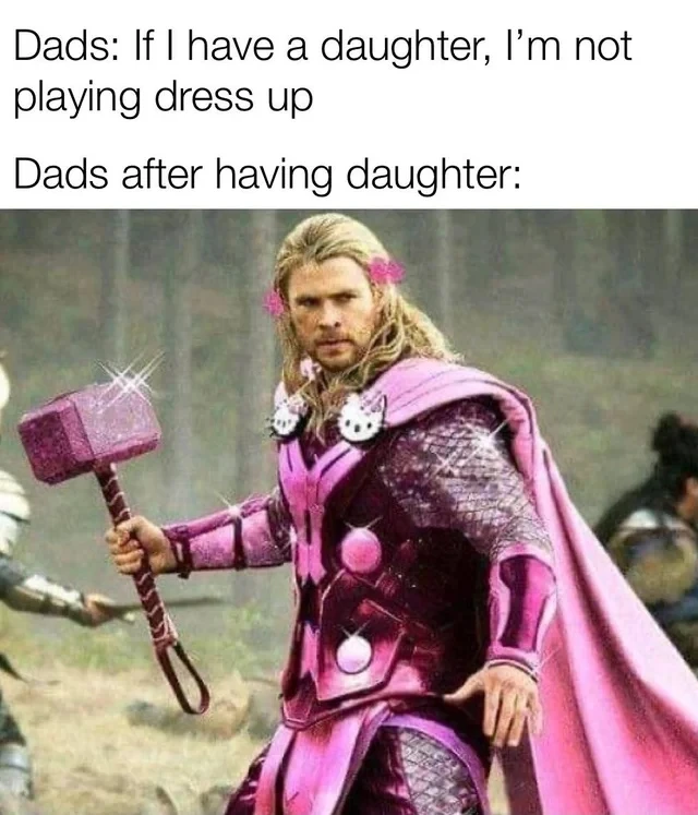 Cause that’s what good dads do😎