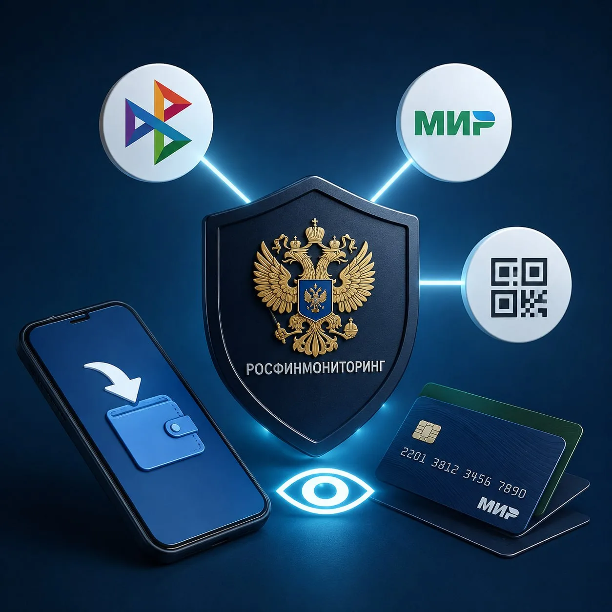 ❗️Росфинмониторинг получит все данные о переводах россиян с 1 сентября