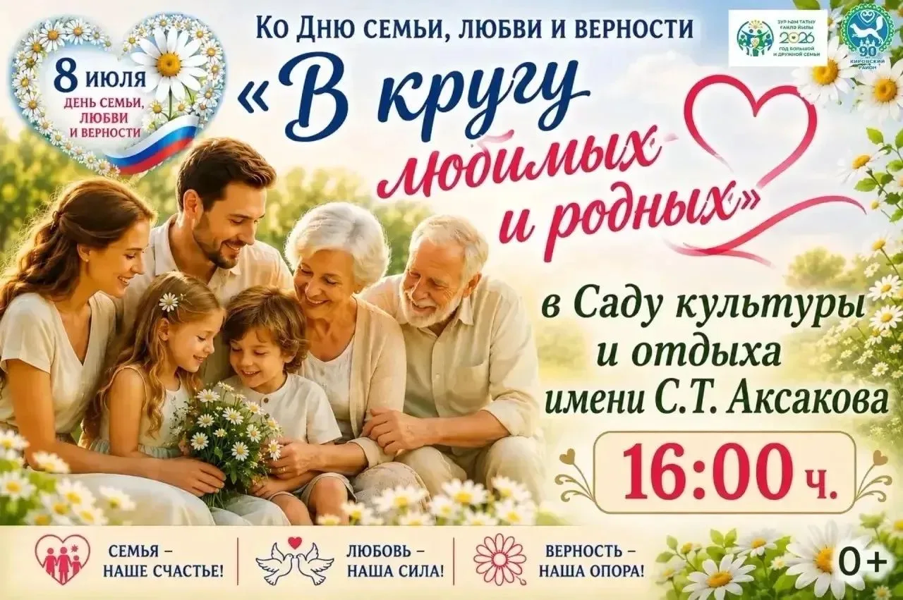 Добрый день, Уважаемые родители!
Приглашаем Вас на праздничное мероприятие в честь Дня семьи, любви 