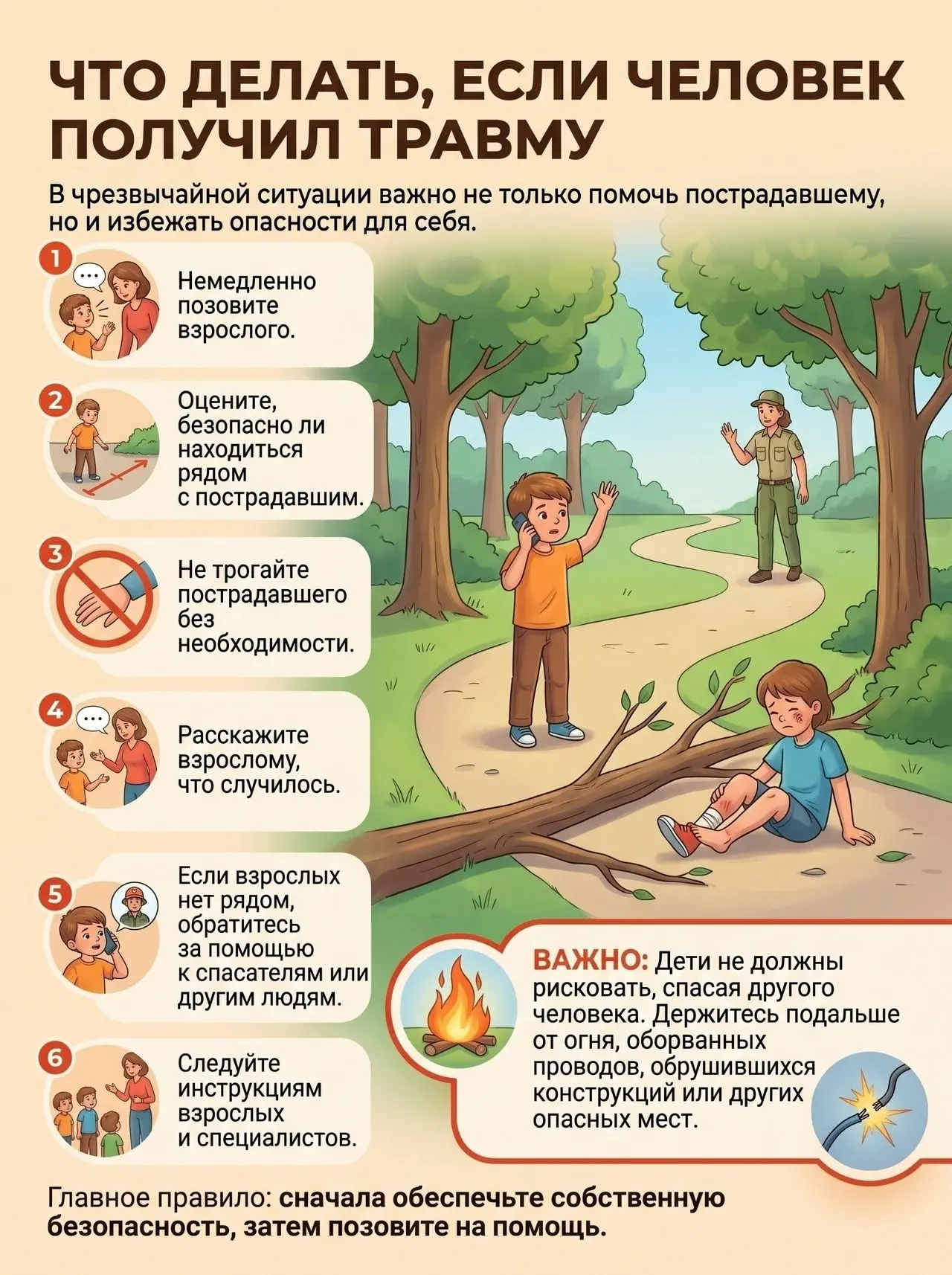 ДЕЙСТВИЯ ПРИ ЧС: учимся не паниковать, а знать, что делать!