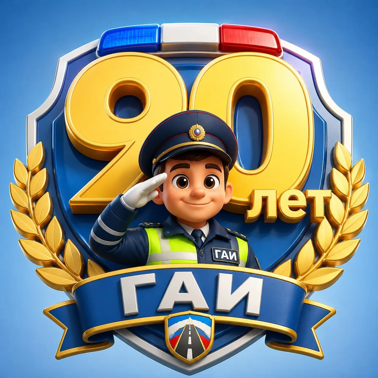 🚦Поздравляем всех сотрудников Госавтоинспекции! Сегодня вашему бессменному посту исполняется 90 лет