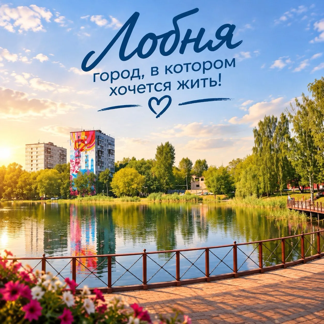 В этот  сентябрьский день любимая Лобня  отмечает День города!