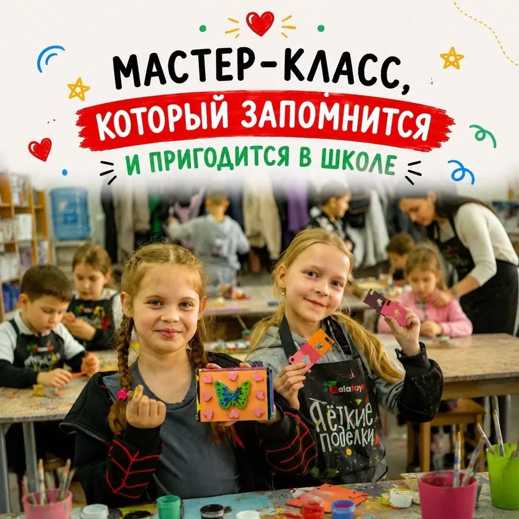 Поймать лето до школы: мастер-классы на неделю ☀️