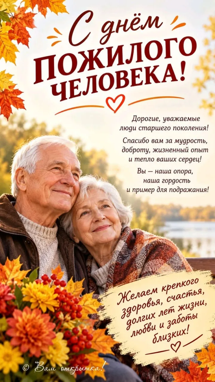 С днем пожилого человека