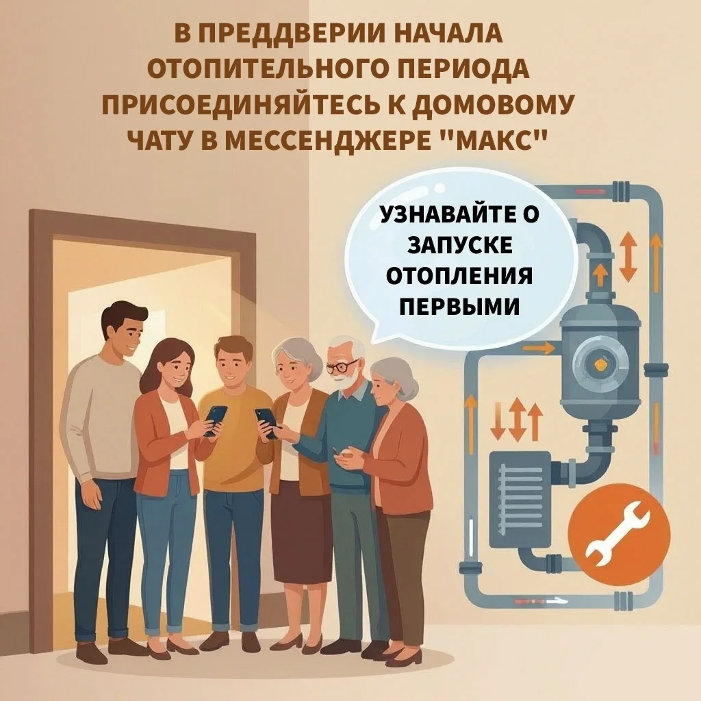 Домовой чат в МАКС: готовимся к отоплению вместе!