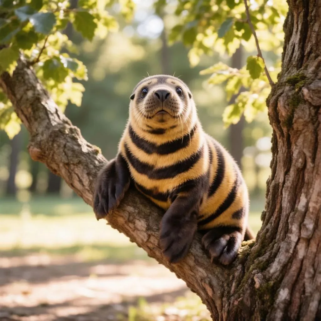 Это кто? Пчела или тюленьчик? А может,гибрид? 🐝🦭