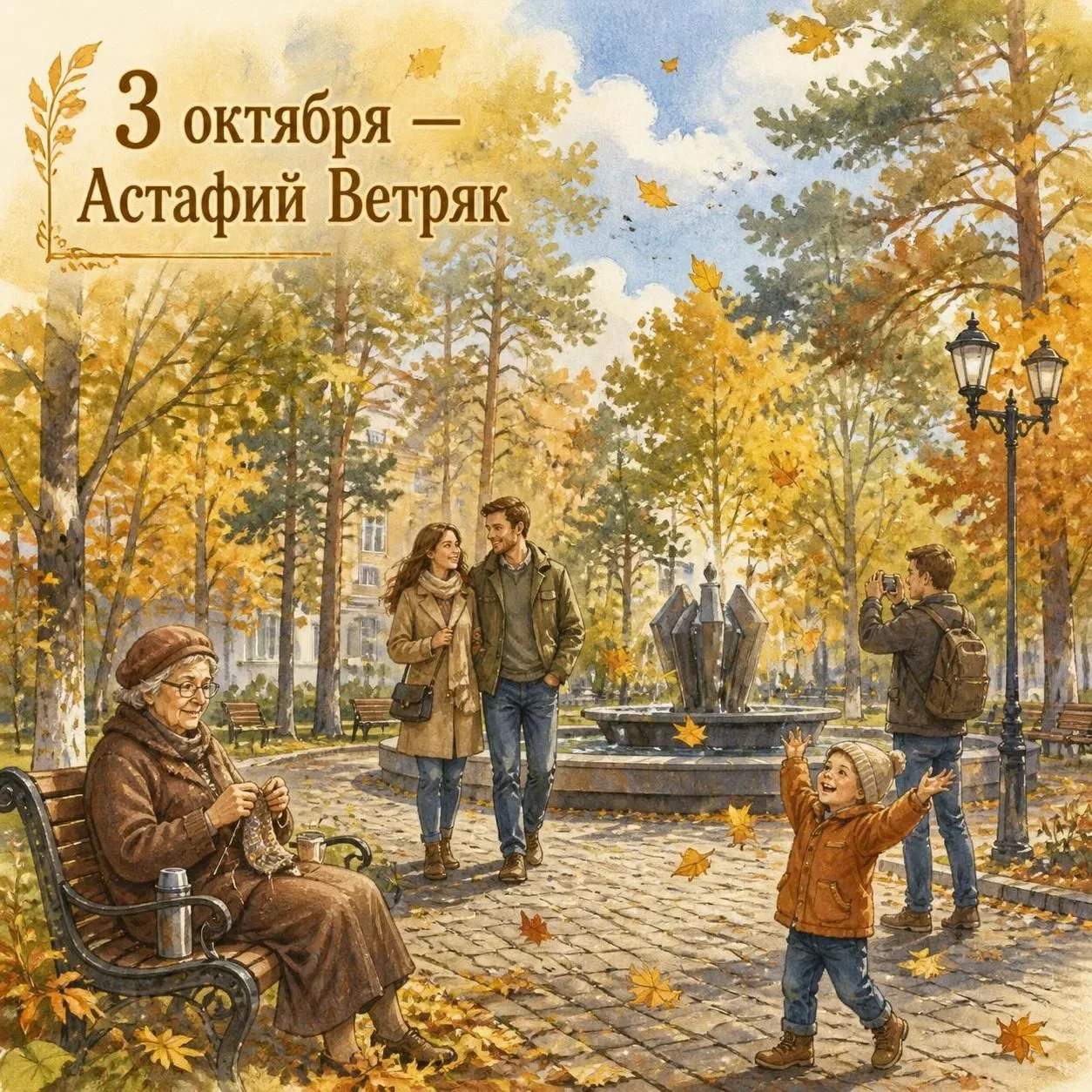 🍂 3 октября — Астафий Ветряк