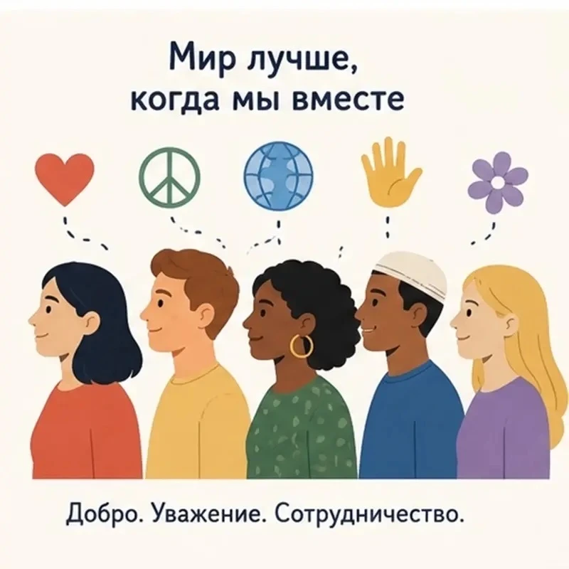 Мир становится лучше, когда мы слышим друг друга