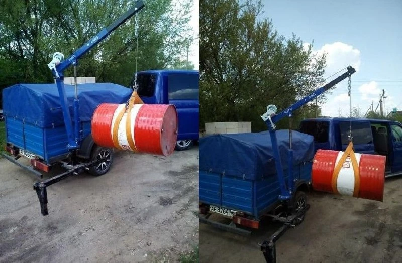 Самодельный кран