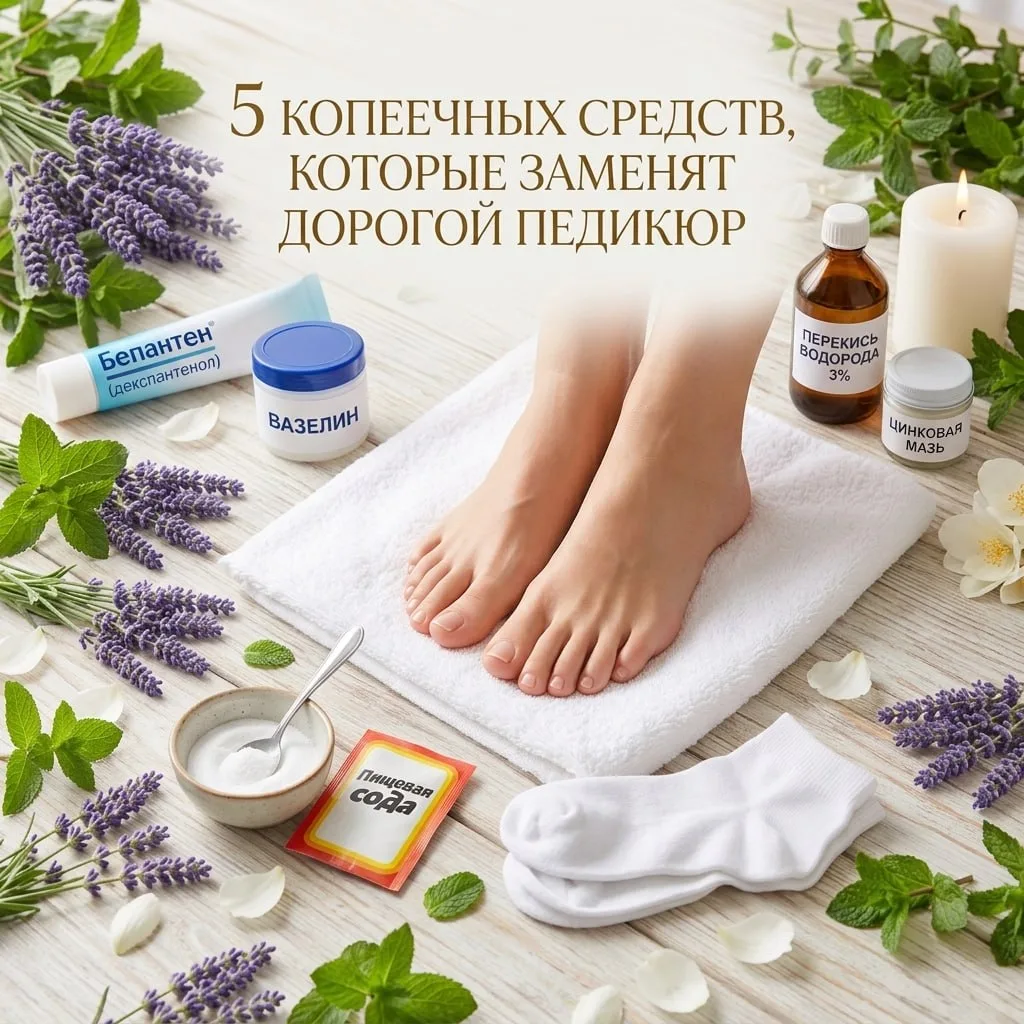 5 копеечных средства, которые заменят дорогой педикюр