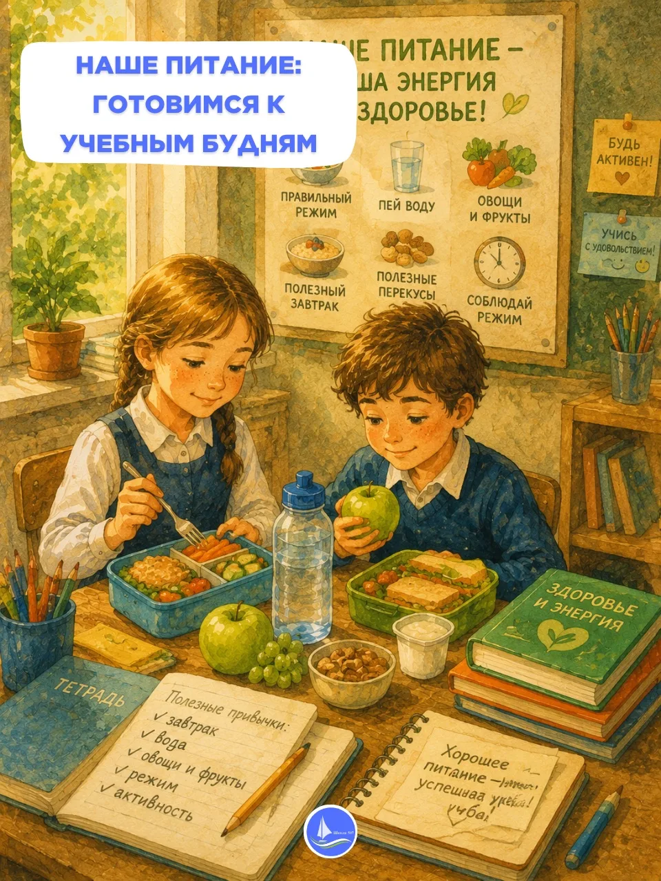 🍎 НАШЕ ПИТАНИЕ: ГОТОВИМСЯ К УЧЕБНЫМ БУДНЯМ