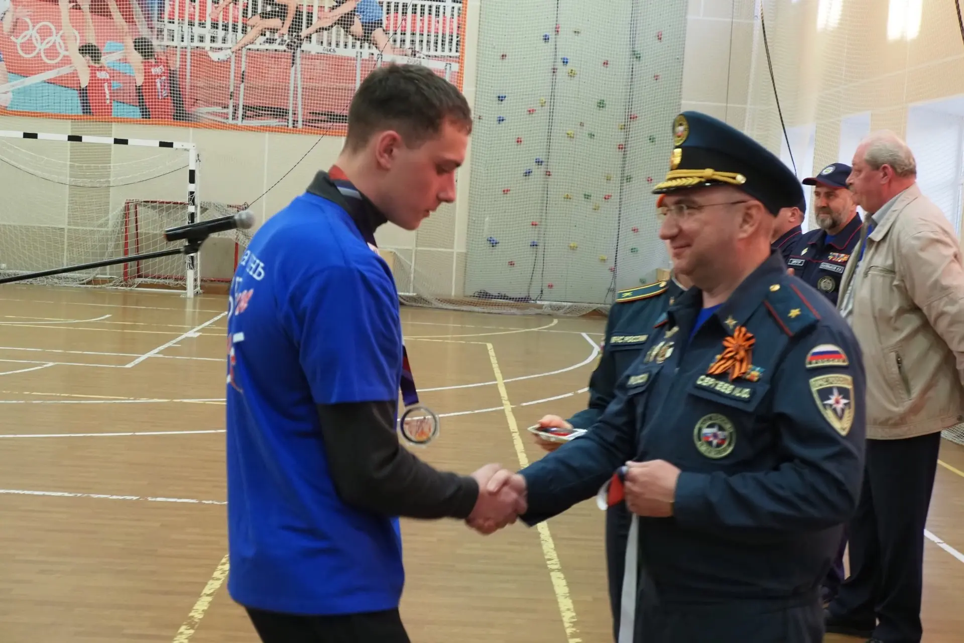 Соревнования по пожарно-спасательному спорту среди дружин юных пожарных из школ Красноярского края п