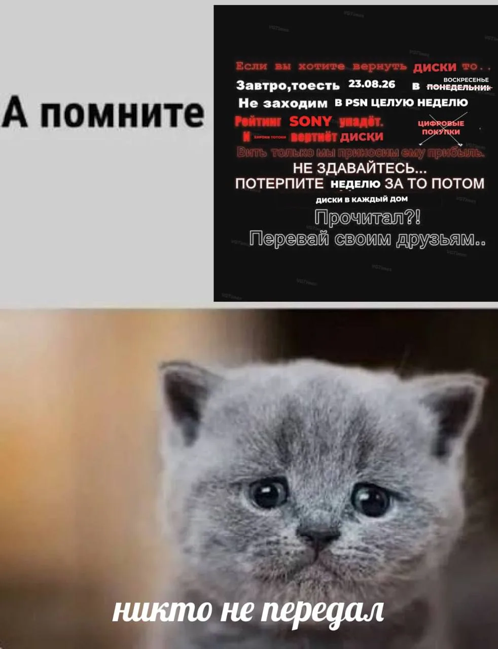 ☔️ Бойкот против сервисов PlayStation провалился