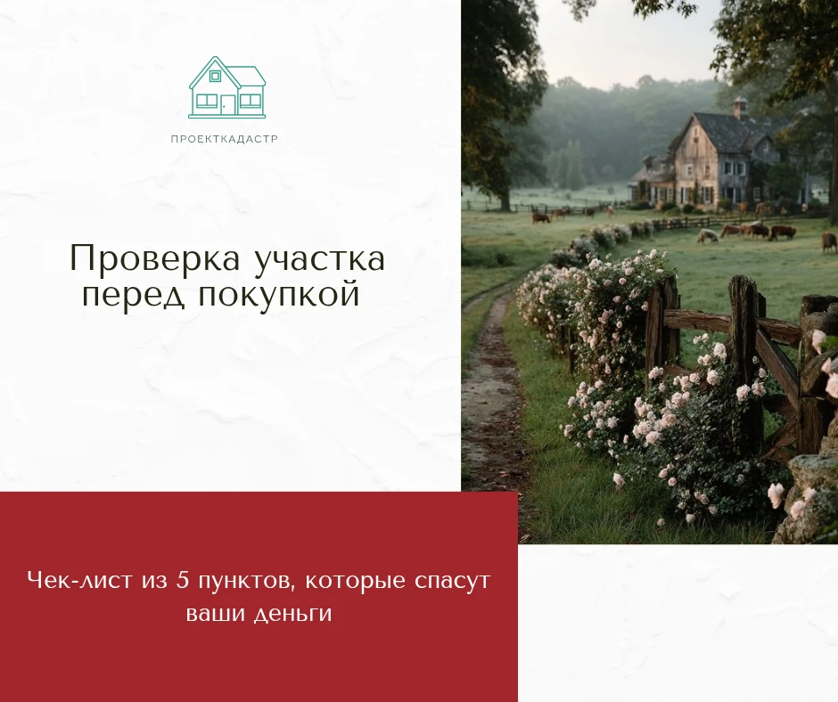 Проверка участка: чек-лист из 5 пунктов, которые спасут ваши деньги