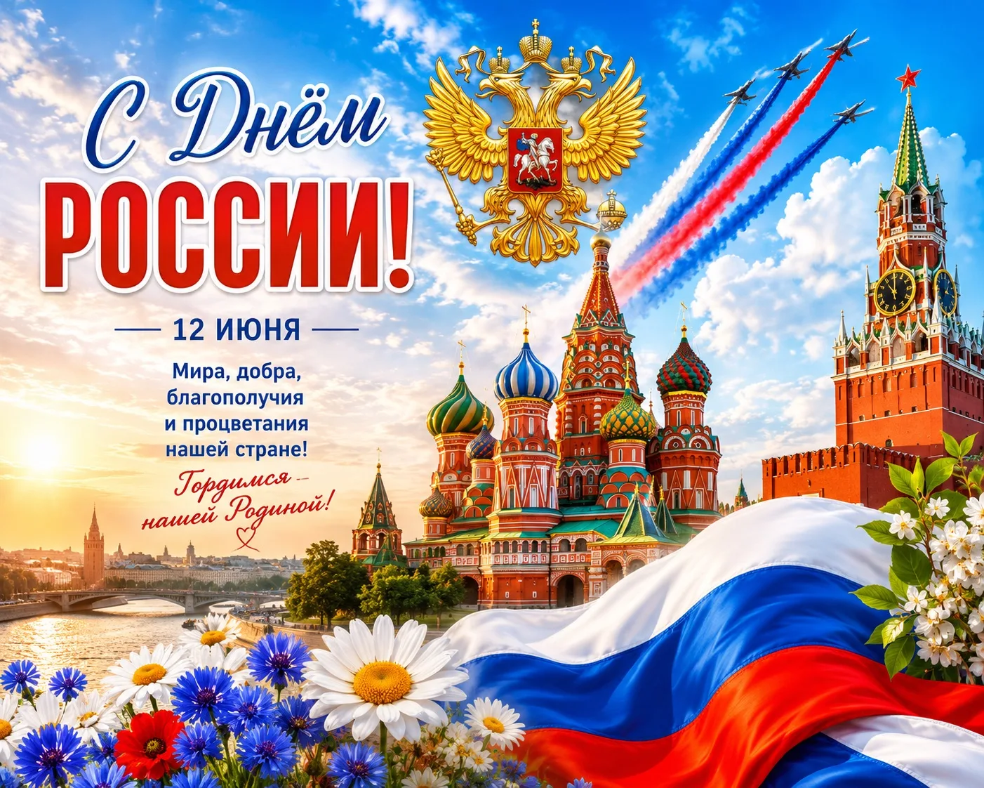 МБУК «Каменско - Днепровская городская библиотека» поздравляет всех С Днём России!

Пусть этот празд