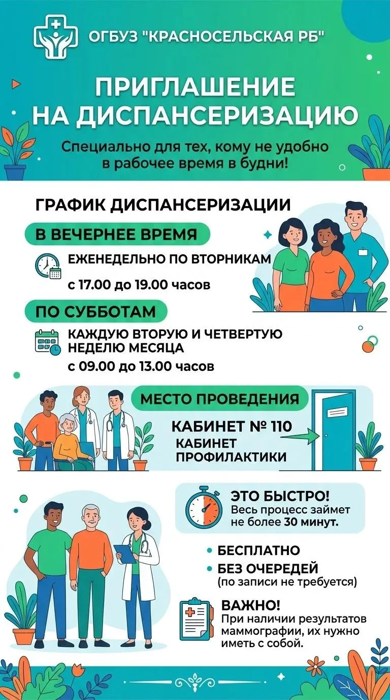 🩺Забота о вашем здоровье — в удобное время!