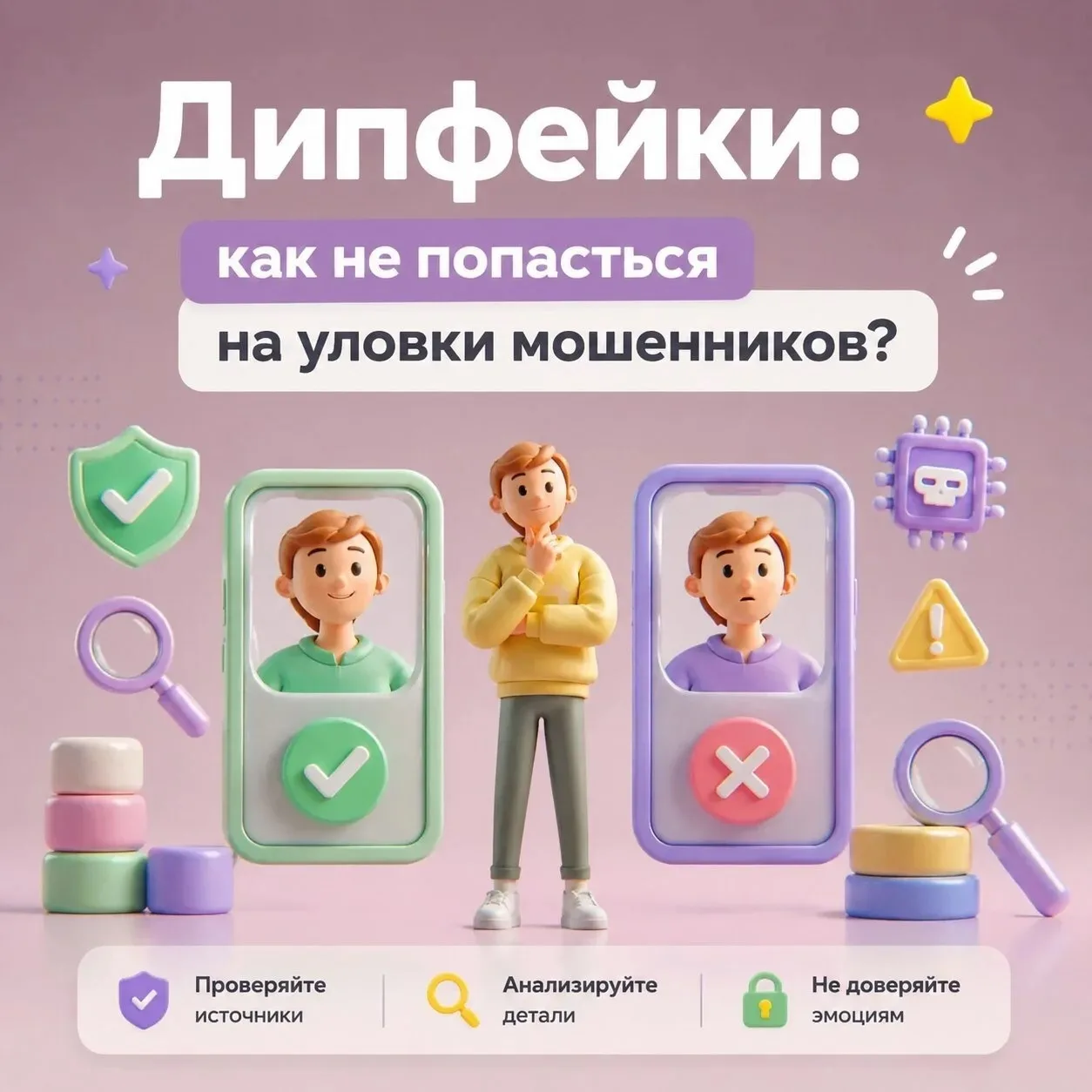 Дипфейки: как не попасться на уловки мошенников?