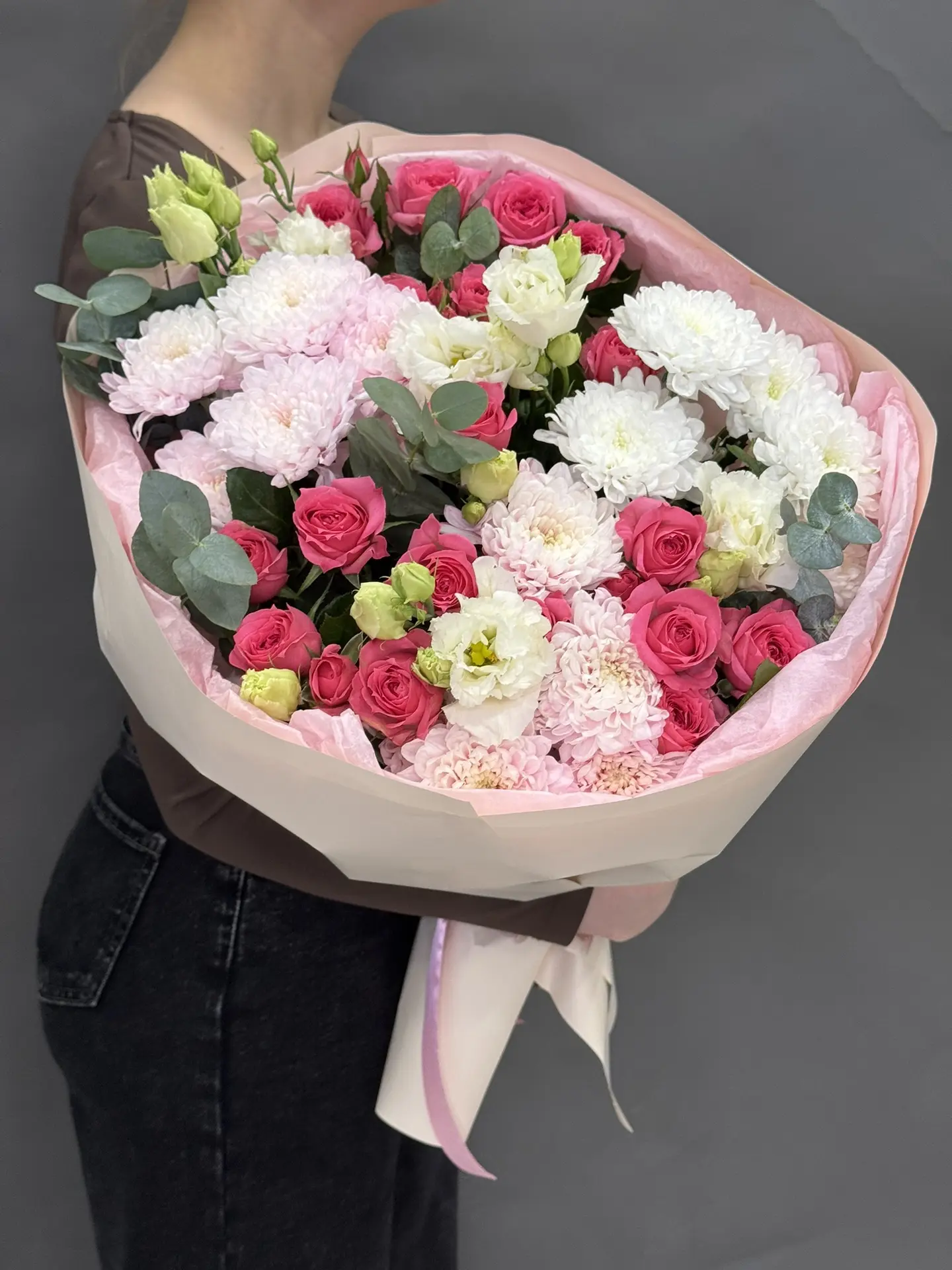 Для самой сладкой девушки— букет Малиновая пастила 💗