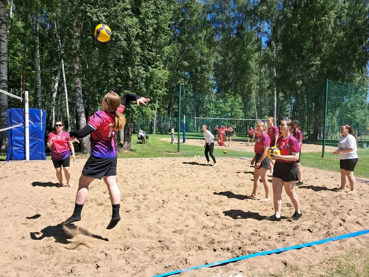 🏐19 июня в п. Трудармейский прошли отборочные соревнования Сельских игр по волейболу среди мужских 