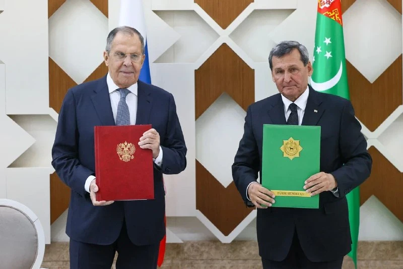 🇷🇺🇹🇲 Министр иностранных дел С.В.Лавров принял участие в церемонии подписания Прогр...