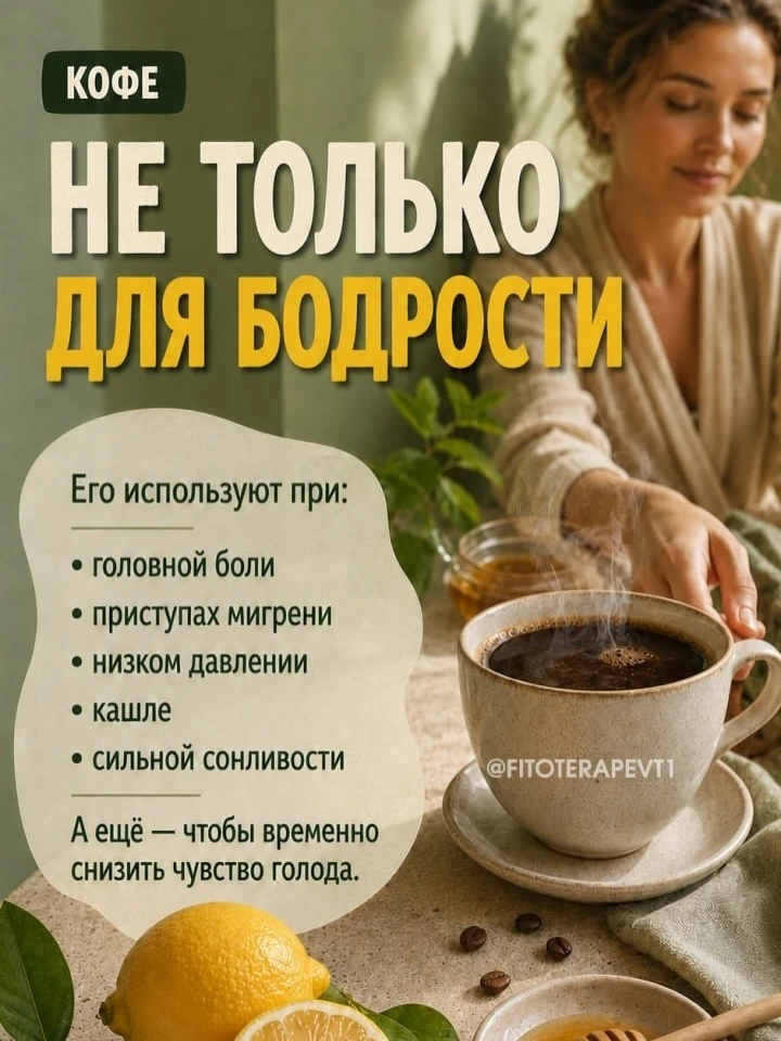 ΚОΦΕ — ΗΕ ТОЛЬΚО ДЛЯ БОДРОСТИ