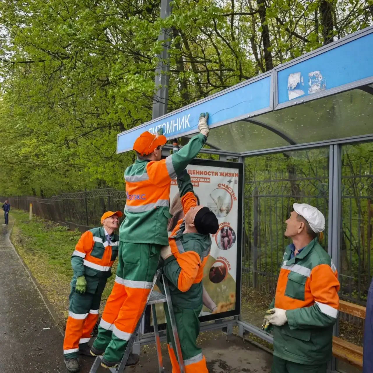 В Чебоксарах продолжается благоустройство города силами "Дорэкс"  Сегодня, до осадков уже успели отр