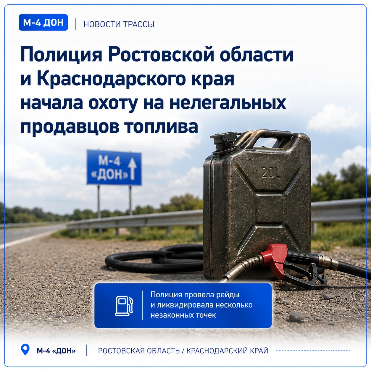 🚨 Полиция Ростовской области и Краснодарского края начала охоту на нелегальных продавц...