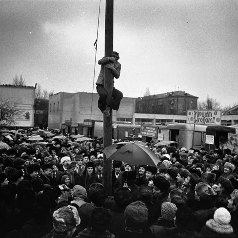 📸 Ярмарка на Центральном рынке, 1980-е годы. Фото А. Бурьбо.