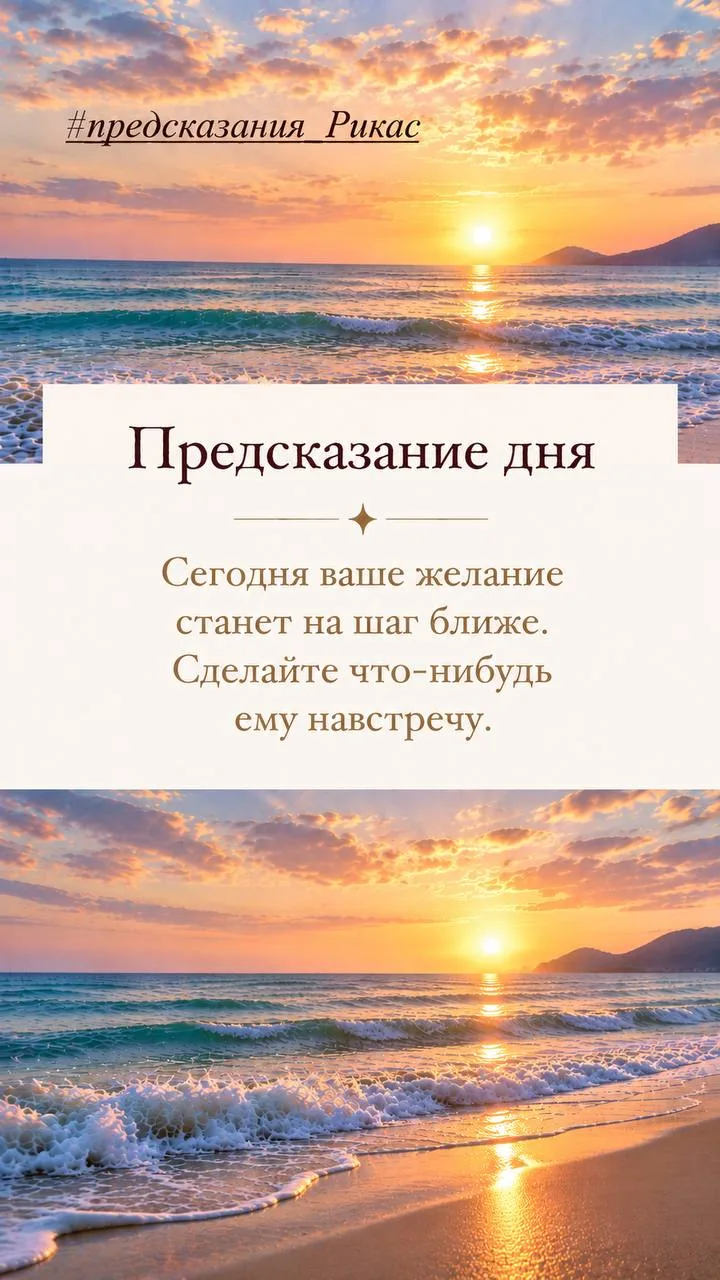 Предсказание дня✨
