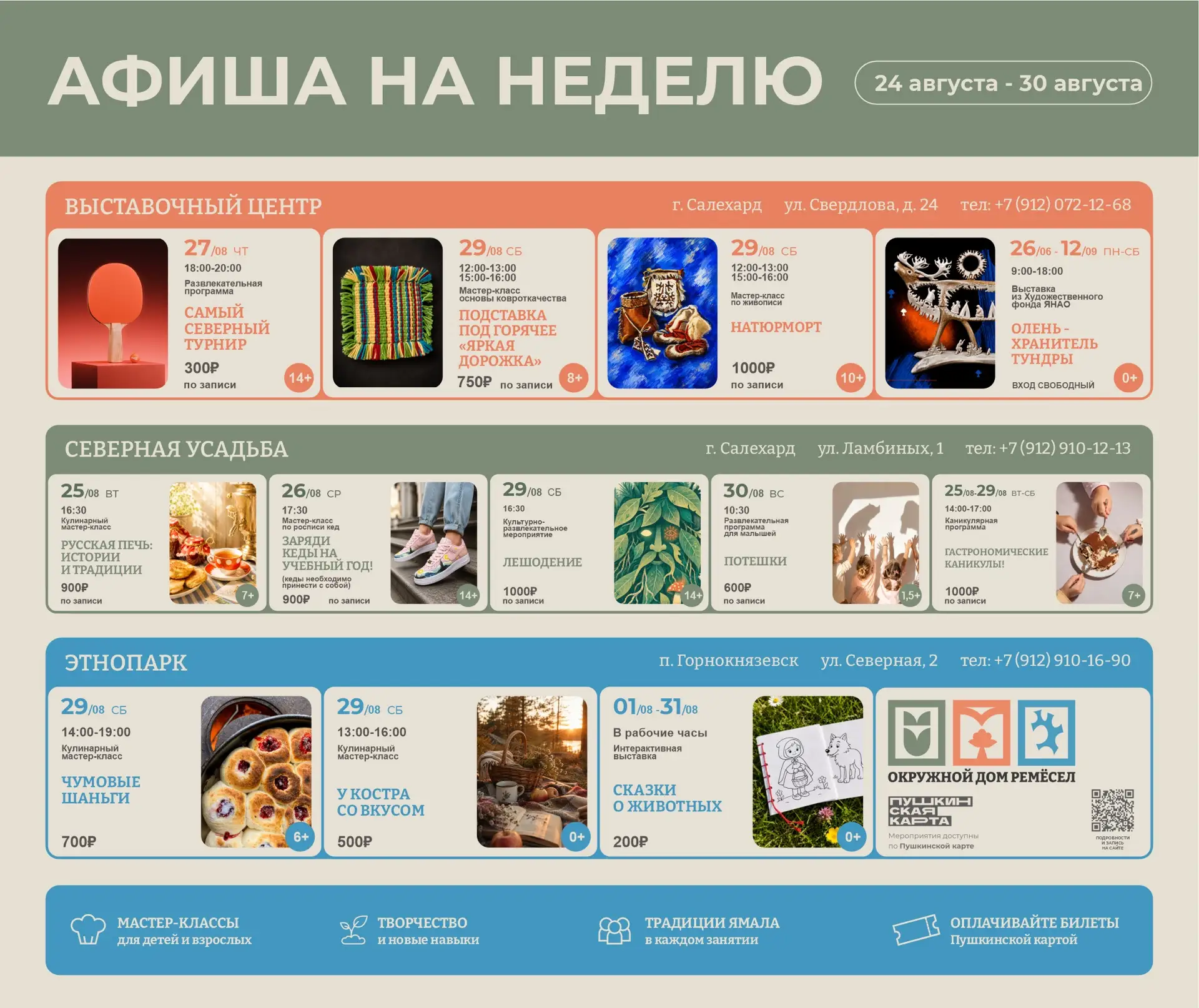 🛤 Маршрут творческой недели проложен. Осталось только выбрать остановку.