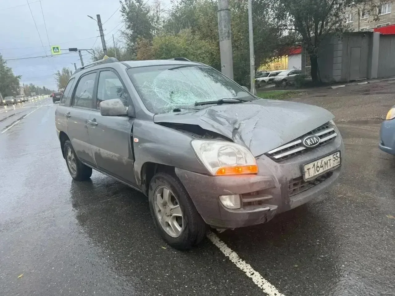 Смертельный наезд на пешеходном переходе.