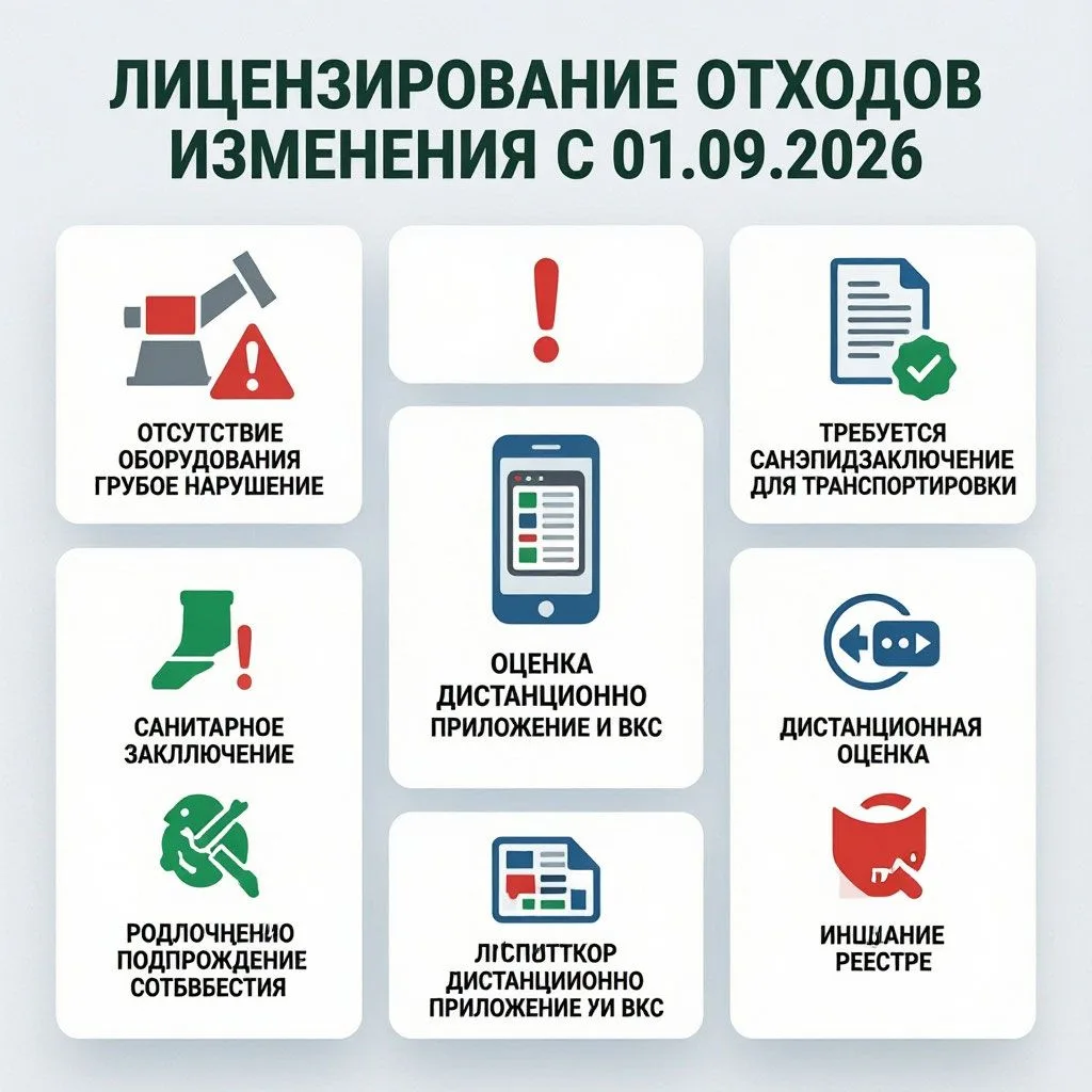 🗓️ Важные изменения в лицензировании обращения с отходами!