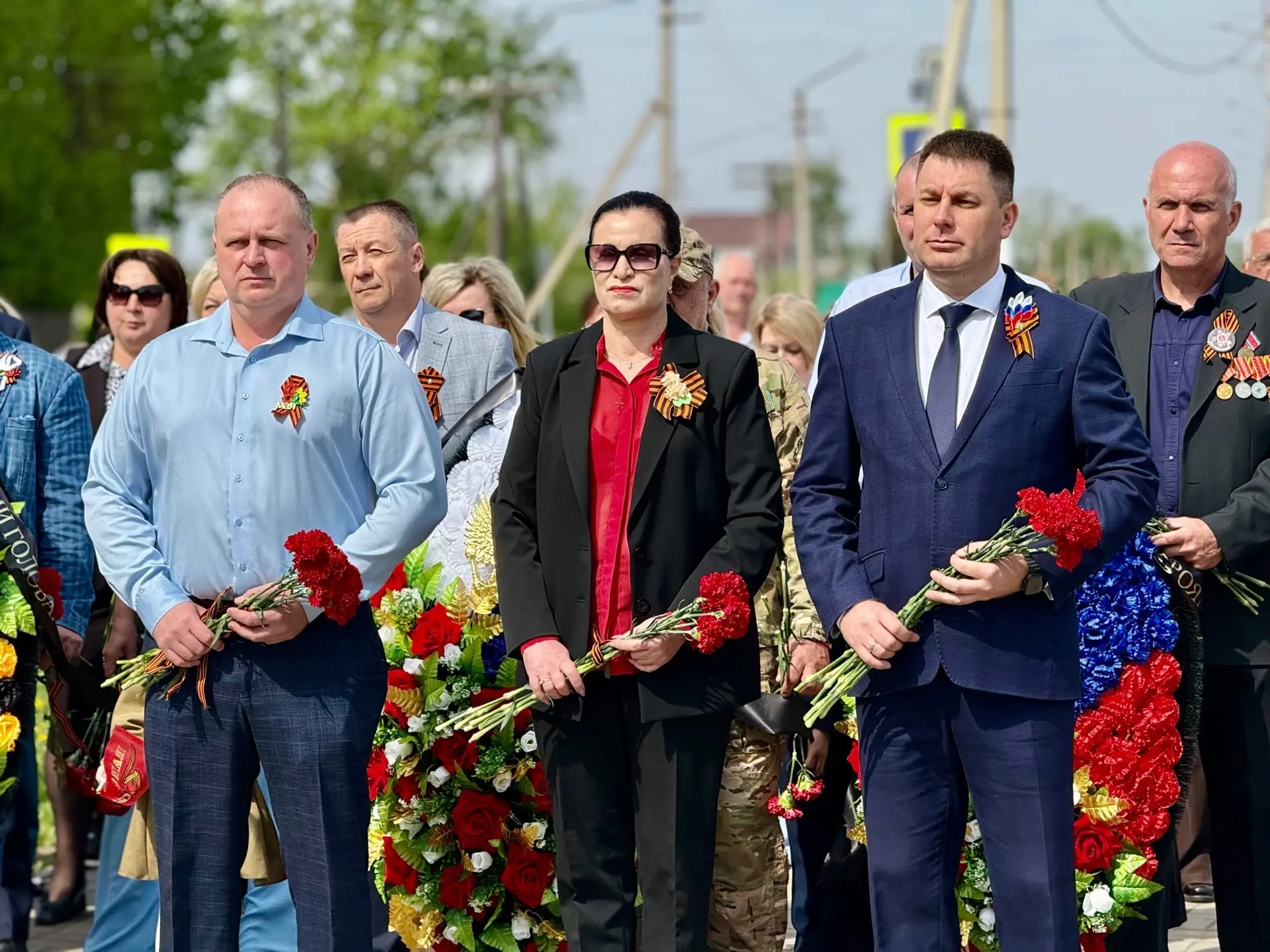 📍 В День Победы в селе Боринское состоялся торжественный митинг. Этот день навсегда останется в наши