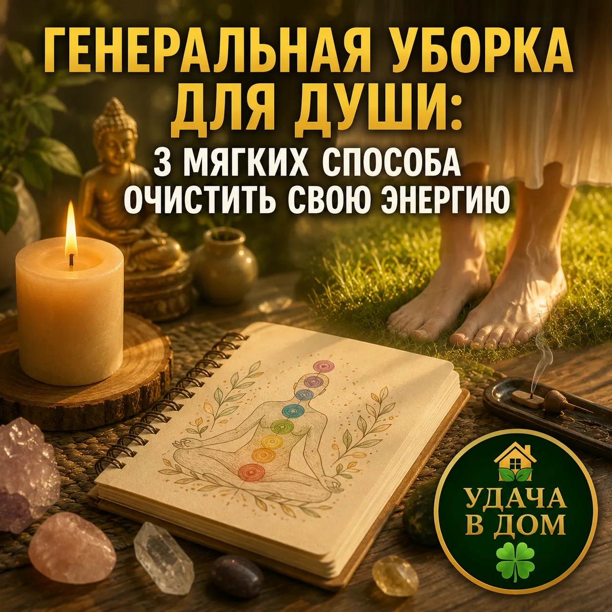 3 простых способа очистить свою энергию и почувствовать внутреннюю лёгкость ✨

Иногда усталость появ