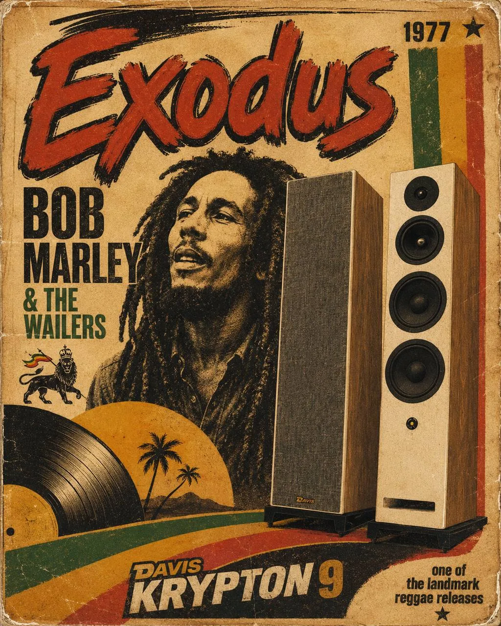 3 июня 1977 года вышел Exodus — девятый студийный альбом Bob Marley & The Wailers, став...