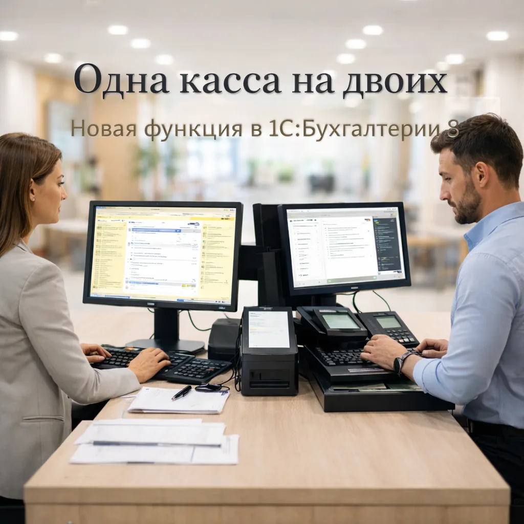 Как пробивать чеки на одной ККТ с нескольких рабочих мест в 1С